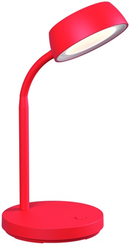 Bureaulamp MAUL Abby LED licht rood