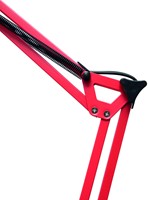 Bureaulamp MAUL Study met tafelklem excl.LED E27 lamp rood-3