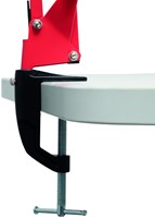 Bureaulamp MAUL Study met tafelklem excl.LED E27 lamp rood-1