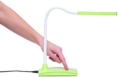 Bureaulamp MAUL Pearly LED dimbaar neon groen-2