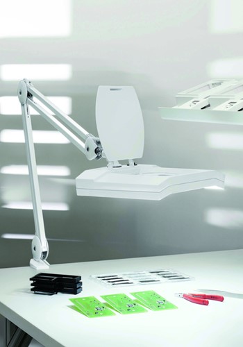 Loeplamp MAUL Vitrum LED met tafelklem lens 307 cm2 wit-3