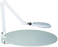 Loeplamp MAUL Crystal LED dimbaar tafelklem lens 234 cm2 wit-3