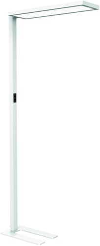 Vloerlamp MAUL Senja LED beweging- daglichtsensor dimbaar wit