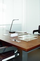 Bureaulamp MAUL Pure LED dimbaar met USB-poort antraciet - zilver-1