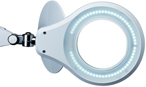 Loeplamp MAUL Source LED dimbaar met tafelklem lens 126 cm2 wit-2