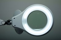 Loeplamp MAUL Source LED dimbaar met tafelklem lens 126 cm2 wit-3