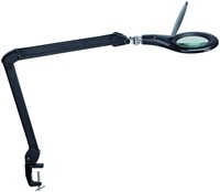 Loeplamp MAUL Makro LED met tafelklem lens 144 cm2 zwart