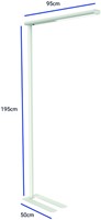 Vloerlamp MAUL Jet LED hoog 195cm wit-4