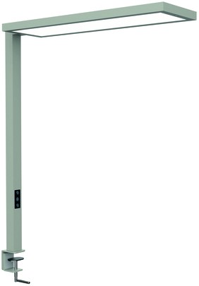 Werkpleklamp tafelklem MAUL Senja LED beweging- daglichtsensor dimbaar zilver