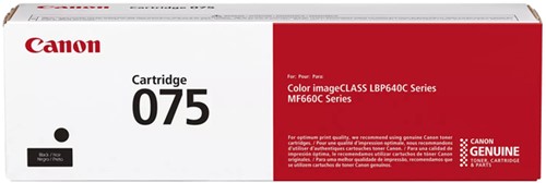 Tonercartridge Canon 075BK zwart