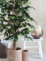 Kunstplant Mica Ficus groen in plastic pot Ø85 150cm-3