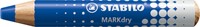 Whiteboardpotlood STABILO MARKdry incl 2 slijpers blauw classpack 30st-3