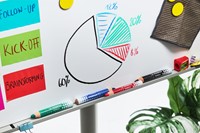 Whiteboardpotlood STABILO MARKdry incl 2 slijpers blauw classpack 30st-9