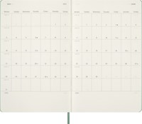 Agenda 2027 Moleskine 18M Planner Weekly 7dagen/1pagina large hc sage green-1