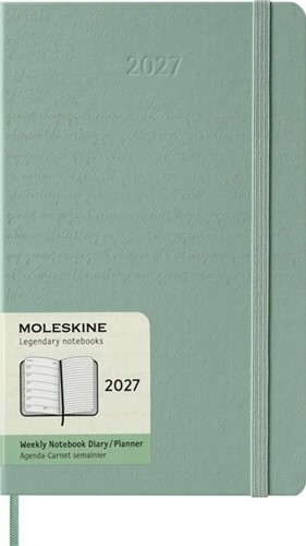Agenda 2027 Moleskine 12M Planner Weekly 7dagen/1pagina large hc sage green