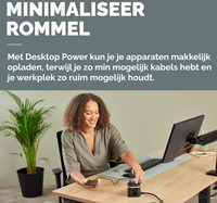 Stekkerblok Fellowes Power Cube F 3vdg 1xUSB A 2xUSB C 2 meter zwart-4