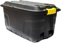 Opbergbox Bankers Box 75L met wielen robuust zwart