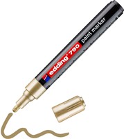 Paintmarker edding 790 op alcoholbasis 2-3mm goud-2