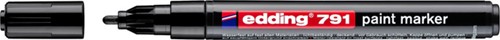 Paintmarker edding 791 op alcoholbasis 1-2mm zwart
