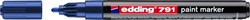 Paintmarker edding 791 op alcoholbasis 1-2mm blauw