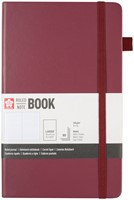 Notitieboek Sakura large 130x210mm lijn hard cover moerbei