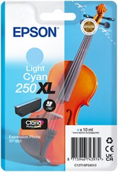 Inktcartridge Epson 250XL T16P54 licht blauw