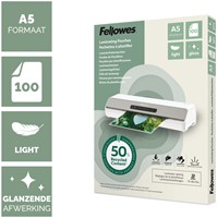 Lamineerhoes Fellowes A5 light 50% gerecycled glans 100stuks-2