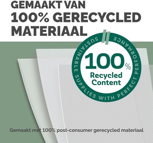 Voorblad Fellowes A4 PET 250micron recycled 100 stuks-3