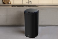 Afvalbak Desq Sensor 40 liter RVS zwart-1