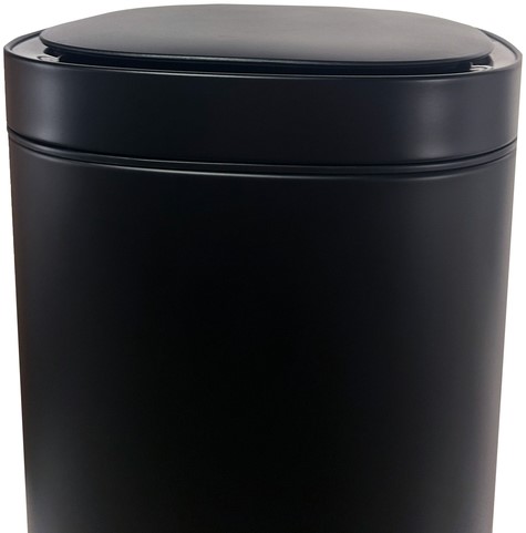 Afvalbak Desq Sensor 50 liter RVS zwart-2