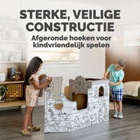 Kartonnen Piratenschip XL Bankers Box Play inkleurbaar-2