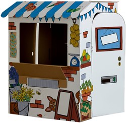 Kartonnen Marktkraam XL Bankers Box Play inkleurbaar