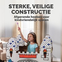 Kartonnen Kasteel XL Bankers Box Play inkleurbaar-2