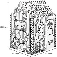 Kartonnen speelhuis XL Eenhoorn Bankers Box Play inkleurbaar-2