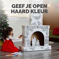 Kartonnen Openhaard XL Bankers Box Play inkleurbaar-1