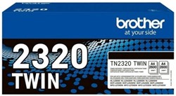 Toner Brother TN-2320TWIN 2x 2,6K zwart