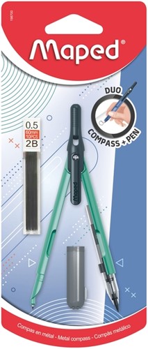 Penpasser Maped 3-delig assorti
