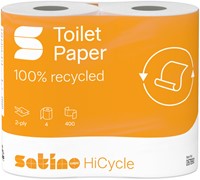 Toiletpapier Satino MT1 HiCycle 2-laags 4x200 vel wit 067890-2