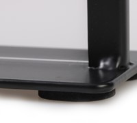 Kaarthouder Europel metaal met acryl bord A5 zwart-3