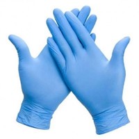 Handschoen Hynex nitril M blauw 5gr extra sterk 100 stuks-2