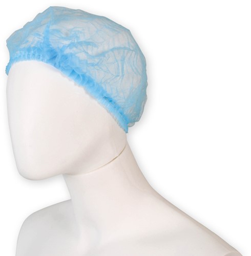 Haarnet Hynex clip non-woven blauw pp 100 stuks-2