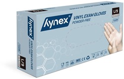 Handschoen Hynex vinyl L transparant 4.5gr 100 stuks