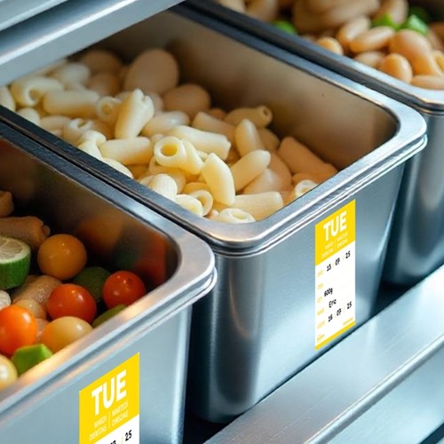 Etiket Avery HACCP dinsdag-geel 40x56mm 500st-3