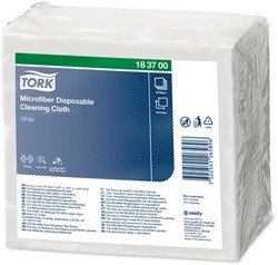 Microvezeldoek Tork Premium disposable 40 vel wit 183700