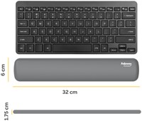 Polssteun Fellowes Breyta compact grijs-2