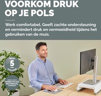 Polssteun Fellowes Breyta compact grijs-1