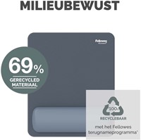 Muismat met polssteun Fellowes Breyta blauw-5