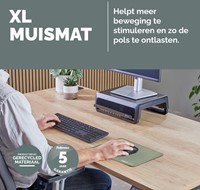 Muismat Fellowes Breyta XL saliegroen-2