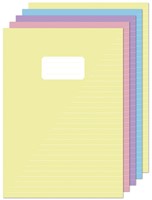 Schrift Kangaro A4 lijn 160 pagina's 60gr pastel assorti pak à 5 stuks