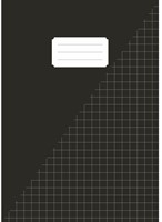 Schrift Kangaro A4 ruit 10mm 160 pagina's 60gr zwart pak à 5 stuks